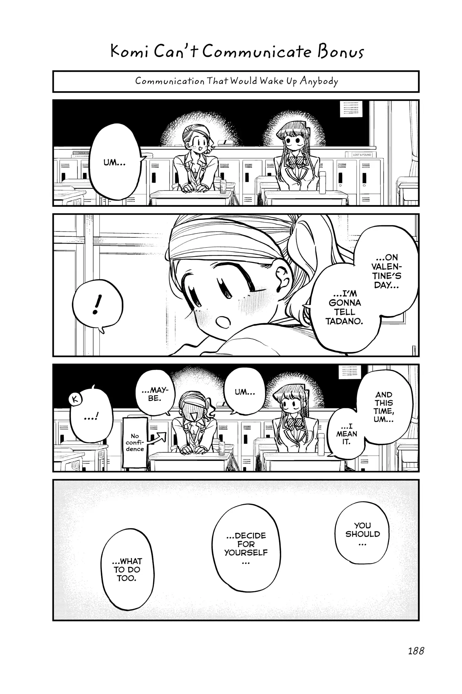 Komi-san wa Komyushou Desu Chapter 298.5 1